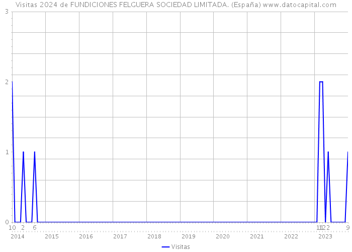 Visitas 2024 de FUNDICIONES FELGUERA SOCIEDAD LIMITADA. (España) 