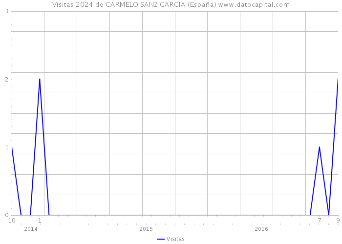 Visitas 2024 de CARMELO SANZ GARCIA (España) 