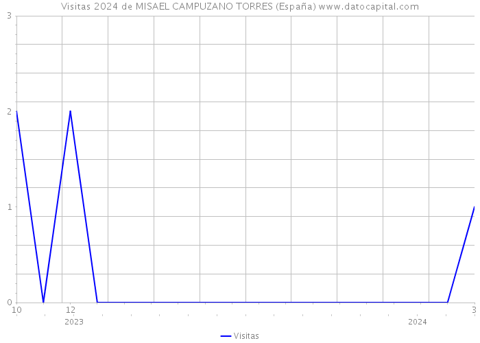 Visitas 2024 de MISAEL CAMPUZANO TORRES (España) 