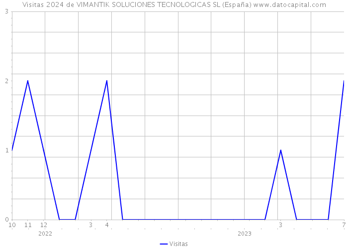 Visitas 2024 de VIMANTIK SOLUCIONES TECNOLOGICAS SL (España) 