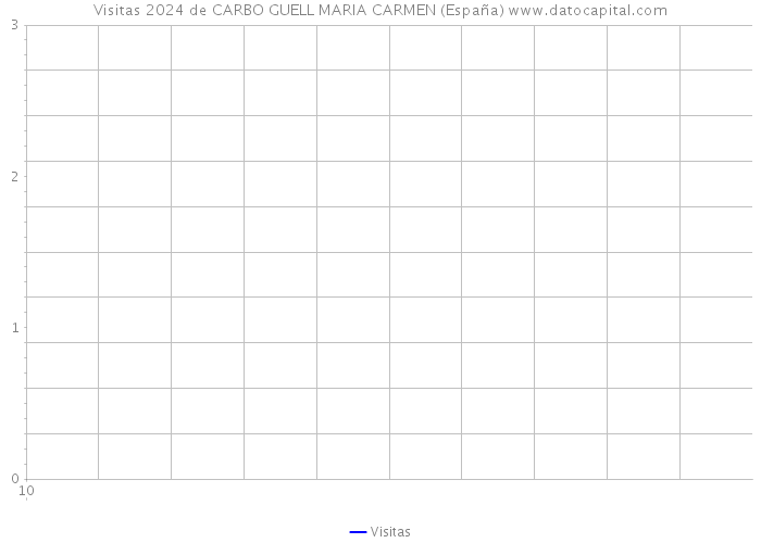 Visitas 2024 de CARBO GUELL MARIA CARMEN (España) 