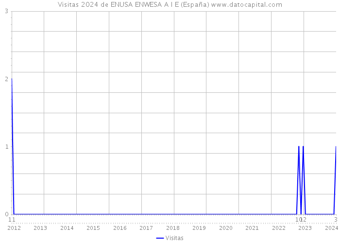Visitas 2024 de ENUSA ENWESA A I E (España) 