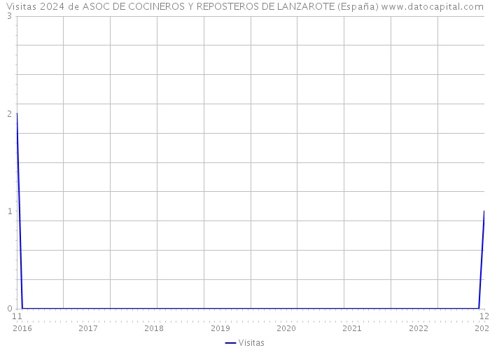 Visitas 2024 de ASOC DE COCINEROS Y REPOSTEROS DE LANZAROTE (España) 