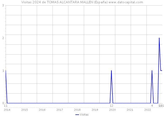 Visitas 2024 de TOMAS ALCANTARA MALLEN (España) 