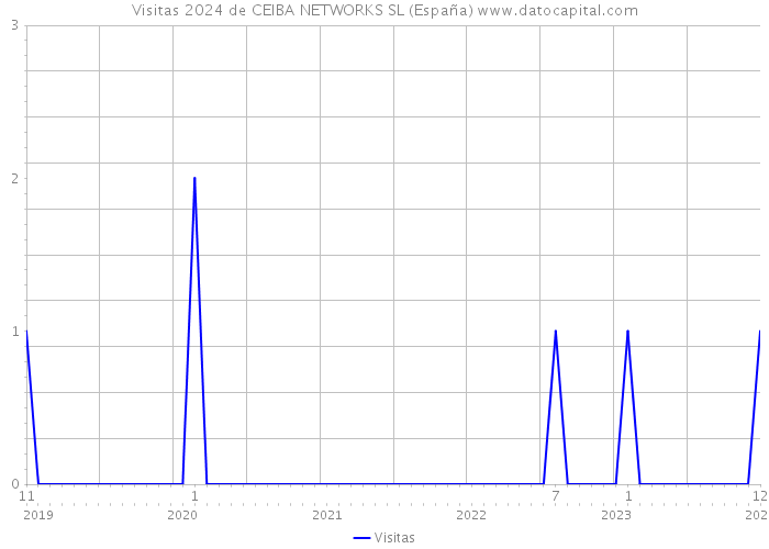Visitas 2024 de CEIBA NETWORKS SL (España) 