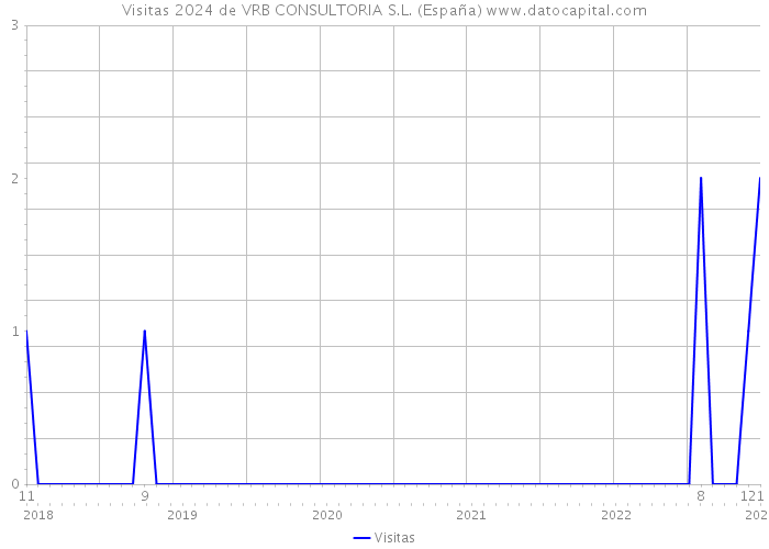 Visitas 2024 de VRB CONSULTORIA S.L. (España) 