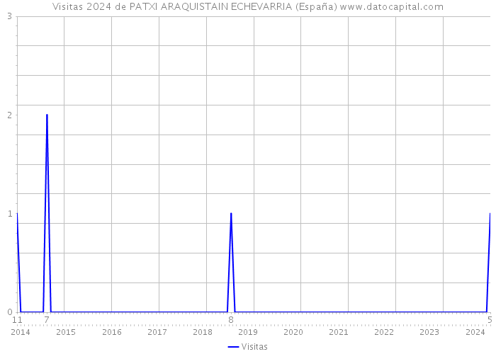 Visitas 2024 de PATXI ARAQUISTAIN ECHEVARRIA (España) 