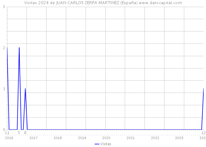 Visitas 2024 de JUAN CARLOS ZERPA MARTINEZ (España) 