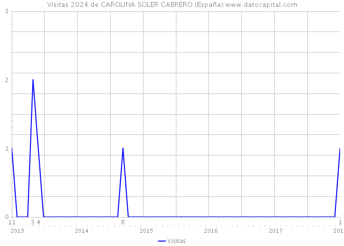 Visitas 2024 de CAROLINA SOLER CABRERO (España) 