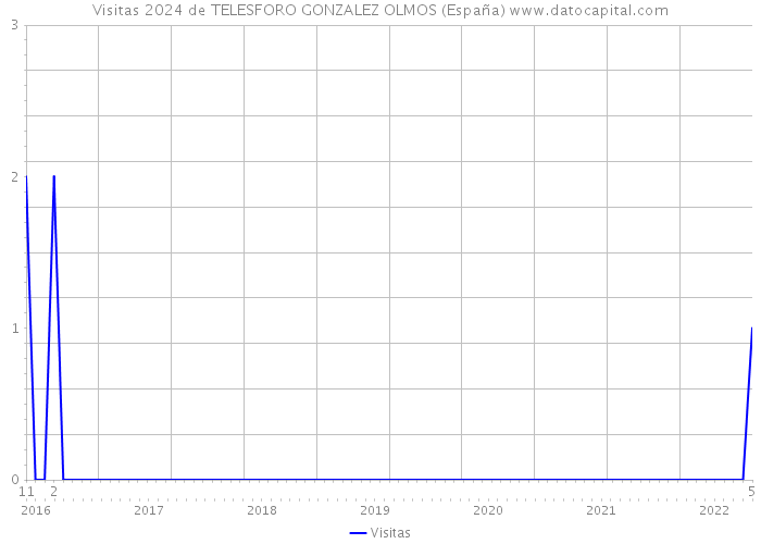 Visitas 2024 de TELESFORO GONZALEZ OLMOS (España) 
