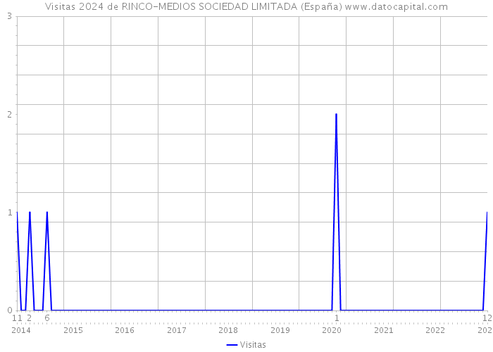 Visitas 2024 de RINCO-MEDIOS SOCIEDAD LIMITADA (España) 