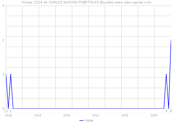 Visitas 2024 de CARLOS SANCHO PUERTOLAS (España) 