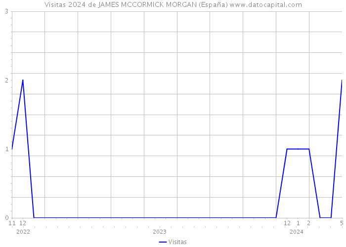 Visitas 2024 de JAMES MCCORMICK MORGAN (España) 