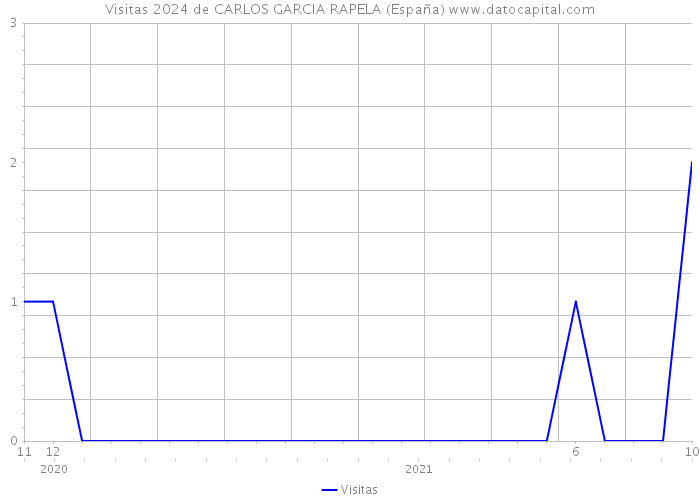 Visitas 2024 de CARLOS GARCIA RAPELA (España) 