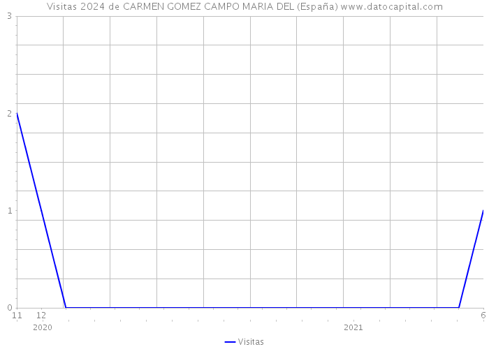 Visitas 2024 de CARMEN GOMEZ CAMPO MARIA DEL (España) 