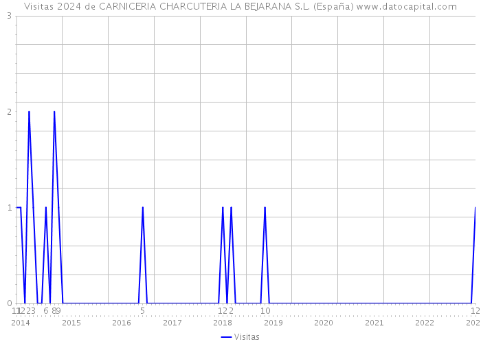Visitas 2024 de CARNICERIA CHARCUTERIA LA BEJARANA S.L. (España) 