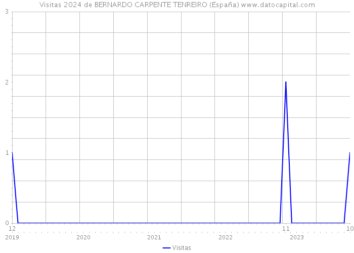 Visitas 2024 de BERNARDO CARPENTE TENREIRO (España) 