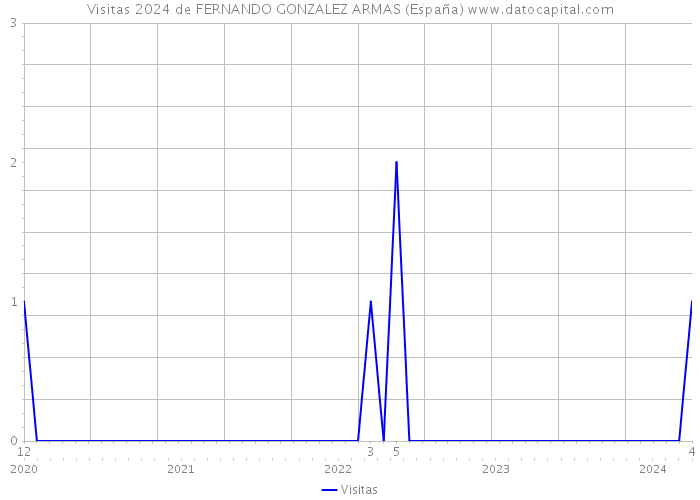Visitas 2024 de FERNANDO GONZALEZ ARMAS (España) 