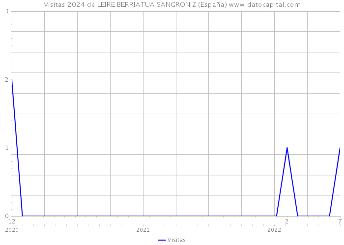 Visitas 2024 de LEIRE BERRIATUA SANGRONIZ (España) 