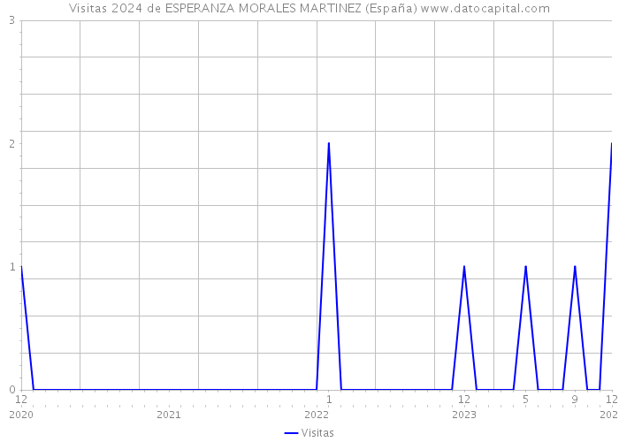 Visitas 2024 de ESPERANZA MORALES MARTINEZ (España) 