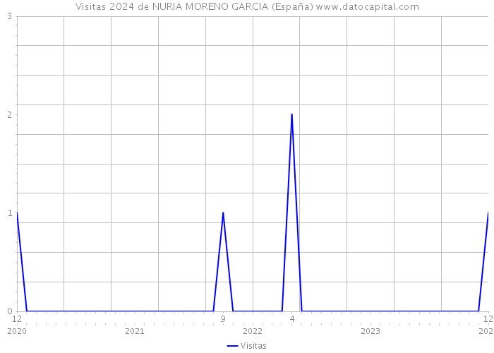 Visitas 2024 de NURIA MORENO GARCIA (España) 