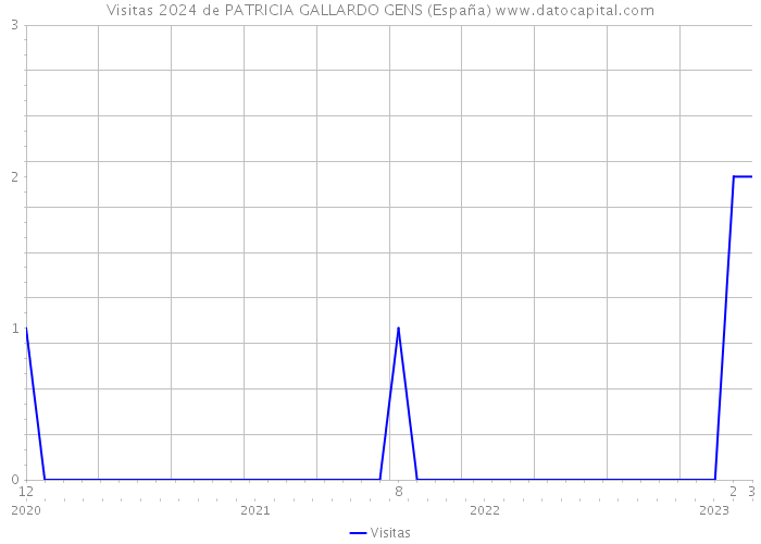 Visitas 2024 de PATRICIA GALLARDO GENS (España) 