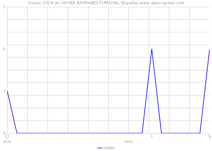 Visitas 2024 de XAVIER BARRABES FUMANAL (España) 