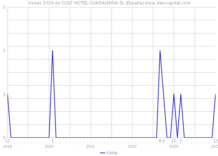 Visitas 2024 de GOLF HOTEL GUADALMINA SL (España) 