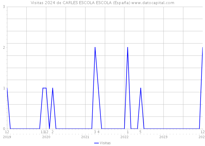Visitas 2024 de CARLES ESCOLA ESCOLA (España) 