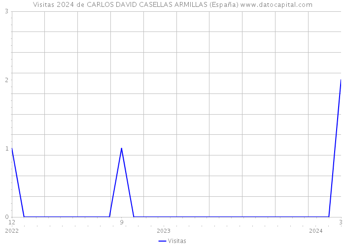 Visitas 2024 de CARLOS DAVID CASELLAS ARMILLAS (España) 