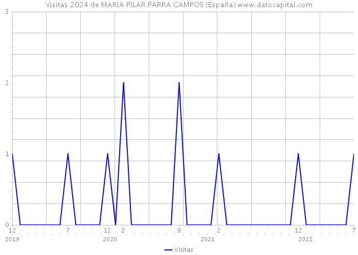Visitas 2024 de MARIA PILAR PARRA CAMPOS (España) 