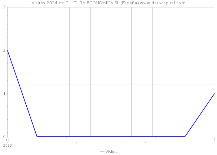 Visitas 2024 de CULTURA ECONOMICA SL (España) 