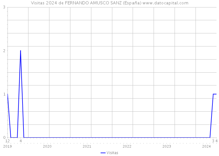 Visitas 2024 de FERNANDO AMUSCO SANZ (España) 