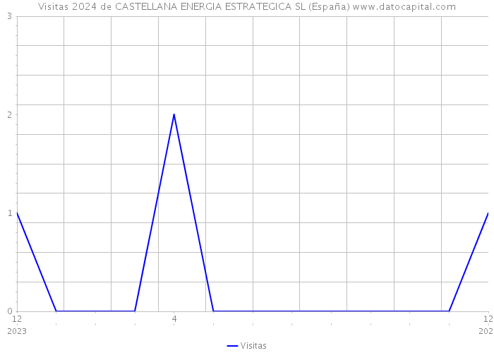 Visitas 2024 de CASTELLANA ENERGIA ESTRATEGICA SL (España) 