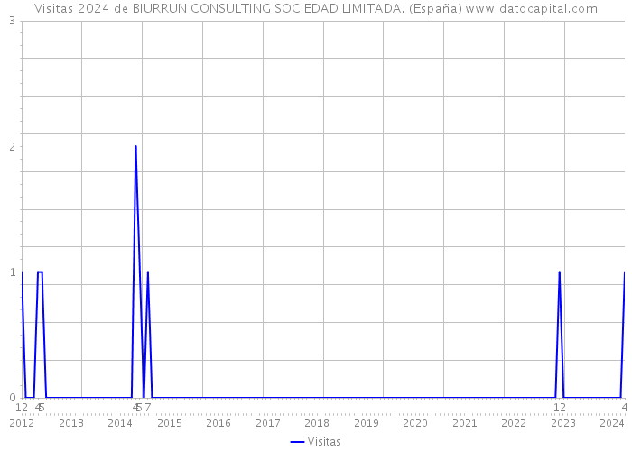 Visitas 2024 de BIURRUN CONSULTING SOCIEDAD LIMITADA. (España) 