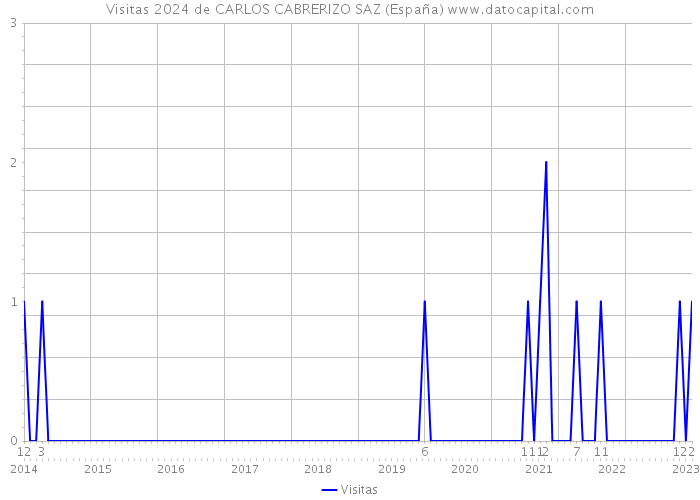 Visitas 2024 de CARLOS CABRERIZO SAZ (España) 