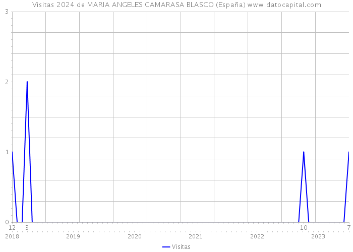 Visitas 2024 de MARIA ANGELES CAMARASA BLASCO (España) 
