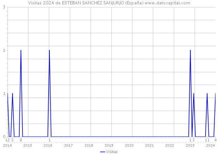 Visitas 2024 de ESTEBAN SANCHEZ SANJURJO (España) 