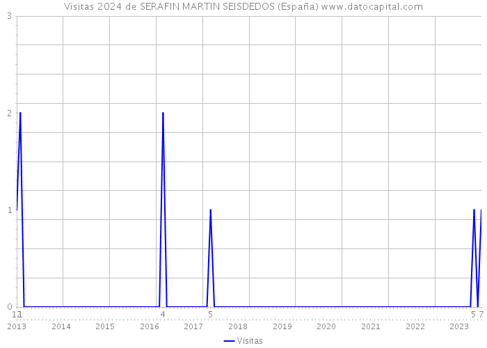 Visitas 2024 de SERAFIN MARTIN SEISDEDOS (España) 