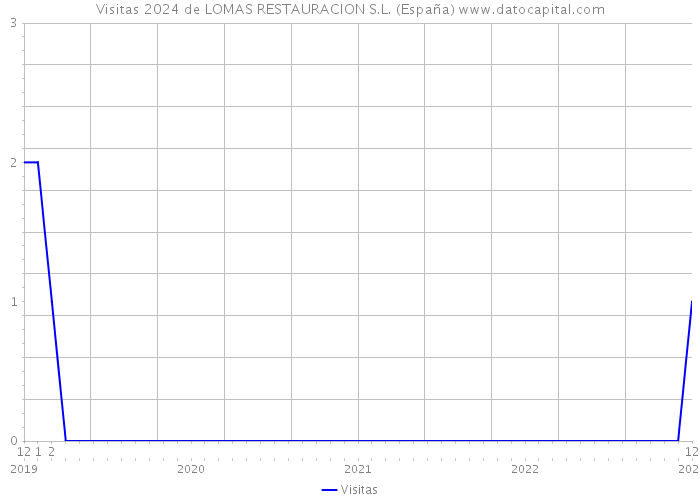 Visitas 2024 de LOMAS RESTAURACION S.L. (España) 