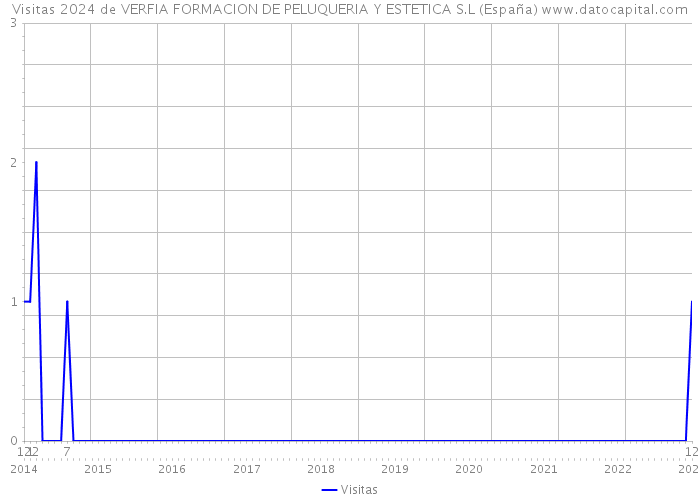 Visitas 2024 de VERFIA FORMACION DE PELUQUERIA Y ESTETICA S.L (España) 