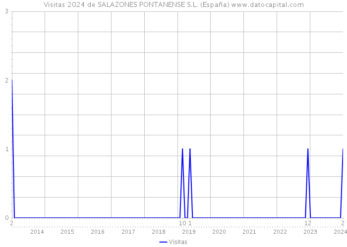 Visitas 2024 de SALAZONES PONTANENSE S.L. (España) 