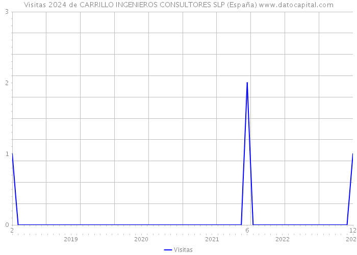 Visitas 2024 de CARRILLO INGENIEROS CONSULTORES SLP (España) 