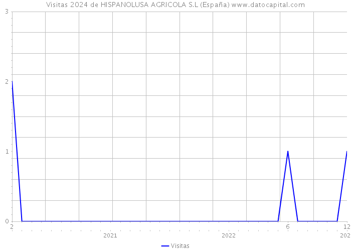 Visitas 2024 de HISPANOLUSA AGRICOLA S.L (España) 