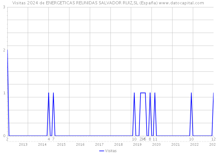 Visitas 2024 de ENERGETICAS REUNIDAS SALVADOR RUIZ,SL (España) 