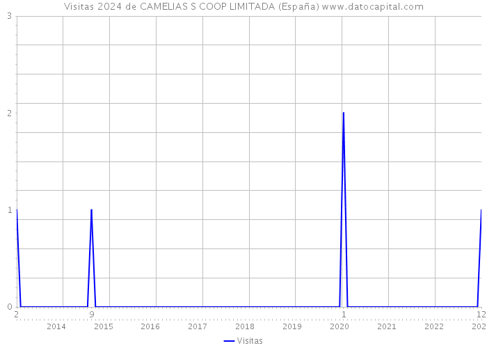 Visitas 2024 de CAMELIAS S COOP LIMITADA (España) 