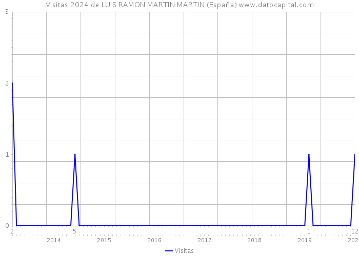 Visitas 2024 de LUIS RAMON MARTIN MARTIN (España) 