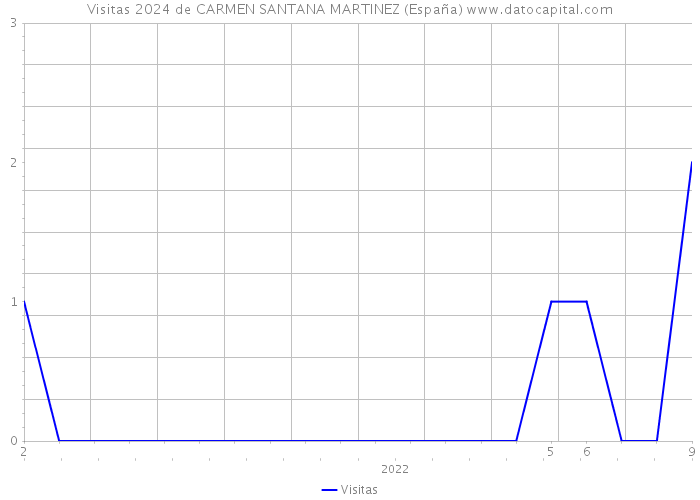 Visitas 2024 de CARMEN SANTANA MARTINEZ (España) 