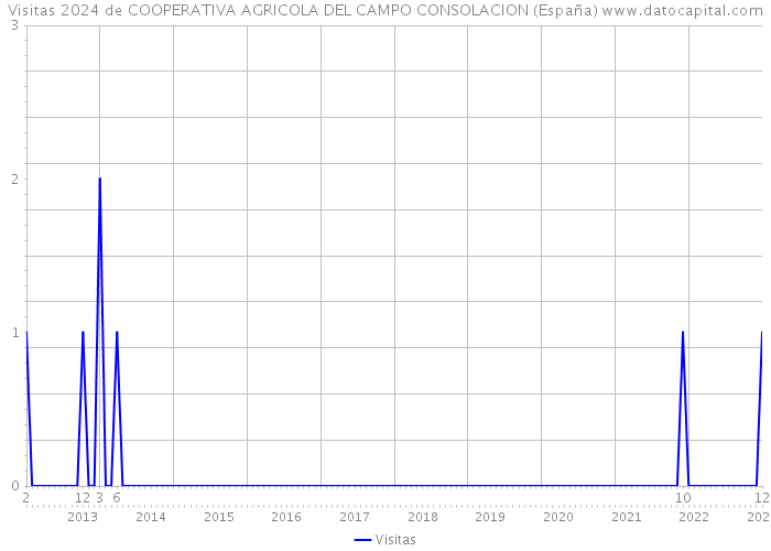 Visitas 2024 de COOPERATIVA AGRICOLA DEL CAMPO CONSOLACION (España) 
