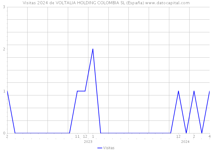Visitas 2024 de VOLTALIA HOLDING COLOMBIA SL (España) 